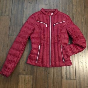 Laundry by Shelli Segal Red Slim-fit Coat